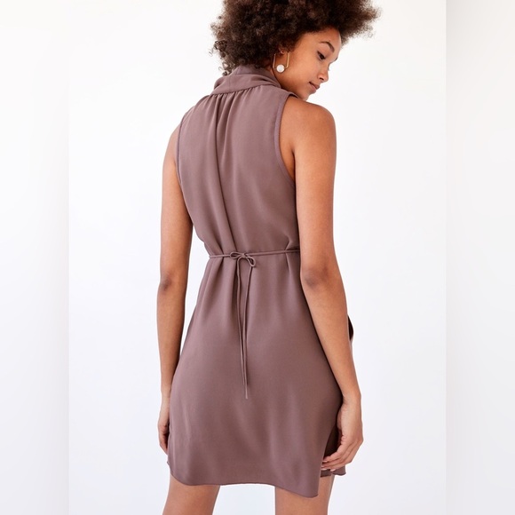 ARITZIA WILFRED | Sabine silk dress in *Royal Blue | size medium - Picture 5 of 8